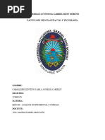 Tarea Espectrofotometría