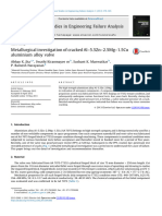 Metallurgical Investigation of Cracked Al 5 5Zn 2 5Mg 1 5cu Aluminium Alloy Valve - 2013 - Case Studies in Engineering Failure Analysis