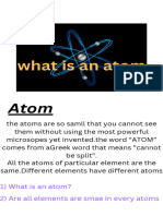 What Is An Atom