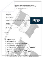 Informe de Arte (Canto)