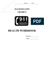 HEALTH 6 Workbook 16-17