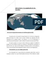 El Fin de Las Glaciaciones y La Ampliación de Los Territorios Conocidos