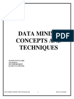 Data Mining Techniques