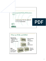 Environmental Product Declarations Part 2