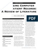 Anayzing Computer Based Patient Records