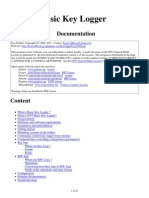 Basic Key Logger Documentation