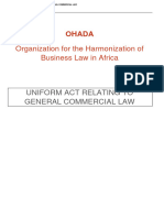 OHADA-uniform Act Relating To General Commercial law-EN