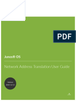 Network Address Translation User Guide: Junos® OS