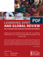 DRC FCRM Learning Synthesis and Global Review FINAL Long-Form Report