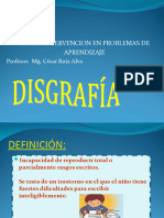 Dificult Escritura y Disgrafia