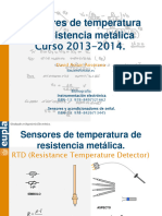 Sensores de Temperatura de Resistencia Metálica