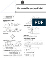 Mechanical Properties of Solids - Short Notes - Arjuna NEET 2024