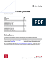 Molded Case Circuit Breaker Specifications: Technical Data