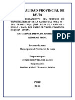 Evaluación de Impacto Ambiental