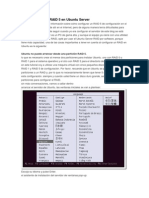 Cómo Configurar RAID 5 en Ubuntu Server