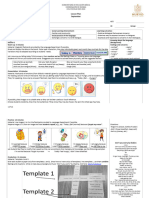 4th Grade Lesson Plan Product 1 - September