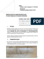 Descargo de Acta de Fiscalizacion - Lince 2022