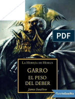 21.3 Garro. El Peso Del Deber - James Swallow