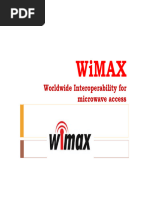 10.1 - WiMAX and Mobile WIMAX