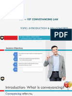 Introduction To Conveyancing 10-02-2024