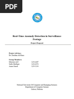 Real-Time Anomaly Detection in Surveillance Footage (Deliverable1)