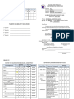 SF 9 - ES ( (Learner's Progress Report Card)