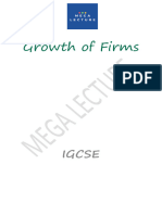 Growth of Firms