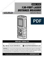 Wen 10130 Laser Measure Instructions