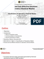 Classification of Laboratory Chemical Wastes (ECM-ICP)