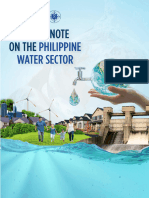 Policy Note On The Philippine Water Sector