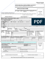 TESDA Assessment Application Form (TESDA All QUALIFICATIONS)