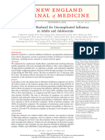 Baloxavir Marboxil For Uncomplicated Influenza CAPSTONE 1 NEJM 2018