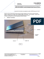 114-22018 Cat.5E Shielded Patch Panel, 24 Ports