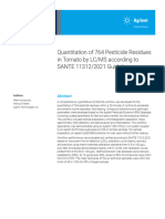 Quantitation of 764 Pesticide Residues in Tomato by LC MS 1682640663