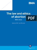 Bma View On The Law and Ethics of Abortion Sept 2020