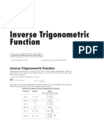 Inverse Trigonometric Functions Notes