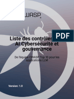 AI & LLM - Liste Des Contrôles LLM d'IA Cybersécurité Et Gouvernance - Checklist-V1 - FR