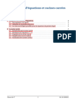 Cours Equation Racine