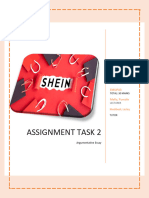 Assignment Task 2 - SHEIN CASE STUDY