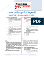 Gr-2 Grand Test-11-EM Ans.