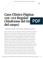 Caso Clínico Página - 120-122 Regular (Síndrome Del Túnel Del Carpo) - Anatoboard 2.0