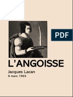 Alice MASSAT Commentaire Du Séminaire L'angoisse de Jacques Lacan