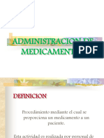 Administracion de Medicamentos