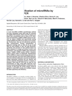 Real-Time Quantification of microRNAs by Stem Loop RT PCR