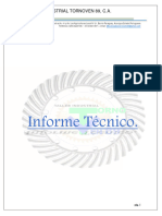 Informe Reductor Agitador Tacho 02 R