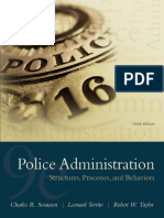 Police Administration Structures, Processes, and Behavior