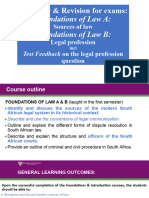 Sources and Legal Profession Overview Session 2024