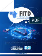 FITD Africa 2024 Dossier de Presentation Et Sponsoring 27 Et 28 Juin PROGRAMME 01 Ok