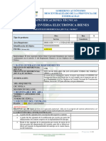 Formato - Subasta Inversa Bienes - Especificaciones Técnicas