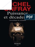 Puissance Et Décadence (Michel Onfray)